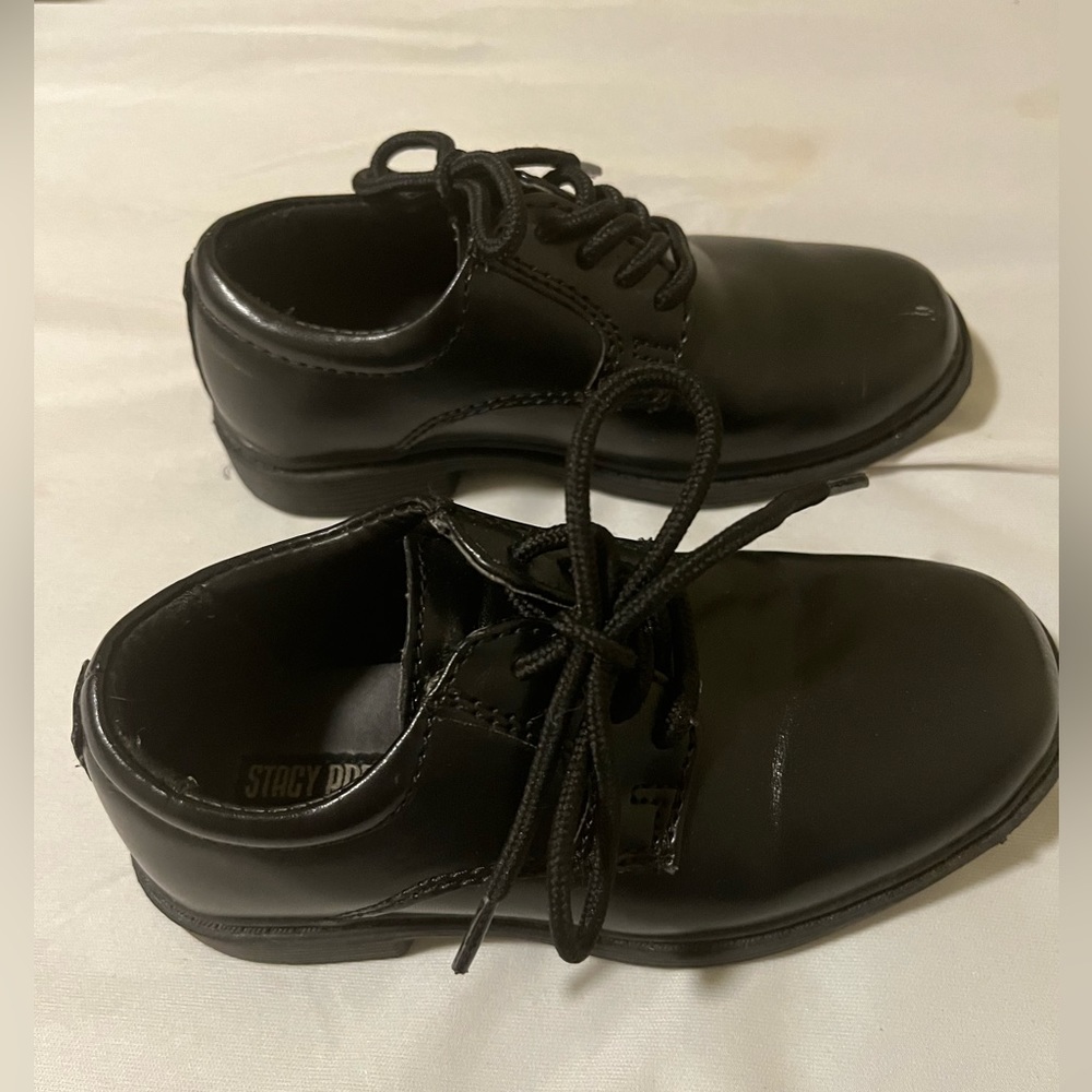 Toddler Boy Black Dress Shoes. Worn A Handful Of Times. Like New.